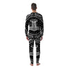 Mjolnir White And Black Print Men's Pajamas-grizzshop