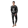 Mjolnir White And Black Print Men's Pajamas-grizzshop