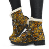 Monarch Butterfly Pattern Print Comfy Winter Boots-grizzshop
