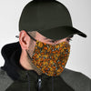 Monarch Butterfly Pattern Print Face Mask-grizzshop