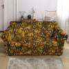 Monarch Butterfly Pattern Print Loveseat Cover-grizzshop