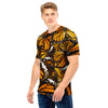 Monarch Butterfly Pattern Print Men T Shirt-grizzshop