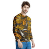 Monarch Butterfly Pattern Print Men's Sweatshirt-grizzshop