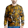 Monarch Butterfly Pattern Print Men's Sweatshirt-grizzshop