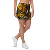 Monarch Butterfly Pattern Print Mini Skirt-grizzshop