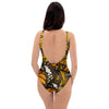 Monarch Butterfly Pattern Print One Piece Swimsuite-grizzshop