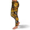 Monarch Butterfly Pattern Print Pattern Women Leggings-grizzshop