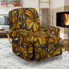 Monarch Butterfly Pattern Print Recliner Cover-grizzshop