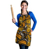 Monarch Butterfly Pattern Print Women's Apron-grizzshop