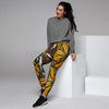 Monarch Butterfly Pattern Print Women's Joggers-grizzshop