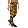 Monarch Butterfly Pattern Print Women's Joggers-grizzshop