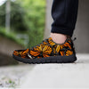 Monarch Butterfly Pattern Print Women's Sneakers-grizzshop