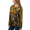 Monarch Butterfly Pattern Print Women's Sweatshirt-grizzshop