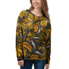 Monarch Butterfly Pattern Print Women's Sweatshirt-grizzshop