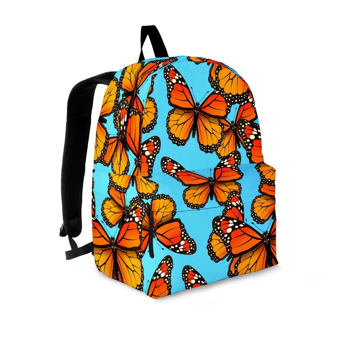 Monarch Butterfly Print Backpack-grizzshop