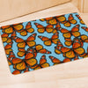 Monarch Butterfly Print Door Mat-grizzshop