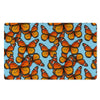 Monarch Butterfly Print Door Mat-grizzshop