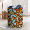 Monarch Butterfly Print Laundry Basket-grizzshop