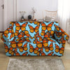 Monarch Butterfly Print Loveseat Cover-grizzshop