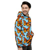 Monarch Butterfly Print Men's Hoodie-grizzshop