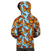 Monarch Butterfly Print Men's Hoodie-grizzshop