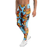 Monarch Butterfly Print Men's Leggings-grizzshop