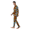 Monarch Butterfly Print Men's Pajamas-grizzshop