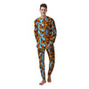 Monarch Butterfly Print Men's Pajamas-grizzshop