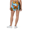 Monarch Butterfly Print Mini Skirt-grizzshop