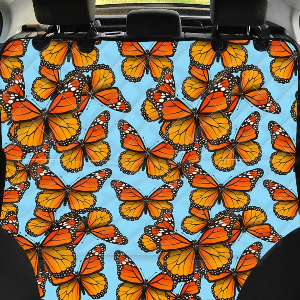 Monarch Butterfly Print Pet Car Seat Cover-grizzshop
