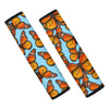 Monarch Butterfly Print Seat Belt Cover-grizzshop