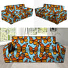 Monarch Butterfly Print Sofa Cover-grizzshop