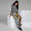 Monarch Butterfly Print Women's Joggers-grizzshop