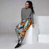 Monarch Butterfly Print Women's Joggers-grizzshop