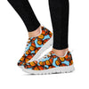 Monarch Butterfly Print Women's Sneakers-grizzshop