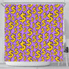 Money Dollar Pattern Print Bathroom Shower Curtain-grizzshop