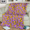 Money Dollar Pattern Print Blanket-grizzshop