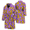 Money Dollar Pattern Print Men Long Robe-grizzshop