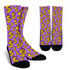 Money Dollar Pattern Print Unisex Crew Socks-grizzshop