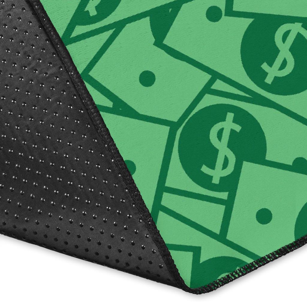 Money Dollar Print Pattern Floor Mat-grizzshop