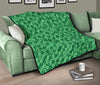 Money Dollar Print Pattern Quilt-grizzshop