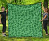 Money Dollar Print Pattern Quilt-grizzshop