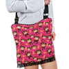 Monkey Banana Pattern Print Crossbody Bags-grizzshop