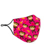 Monkey Banana Pattern Print Face Mask-grizzshop