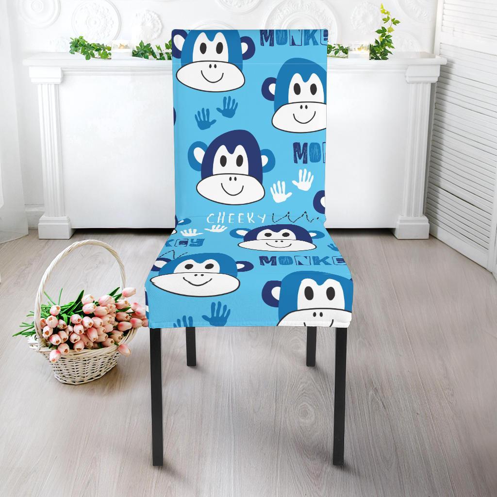 Monkey Print Pattern Chair Cover-grizzshop