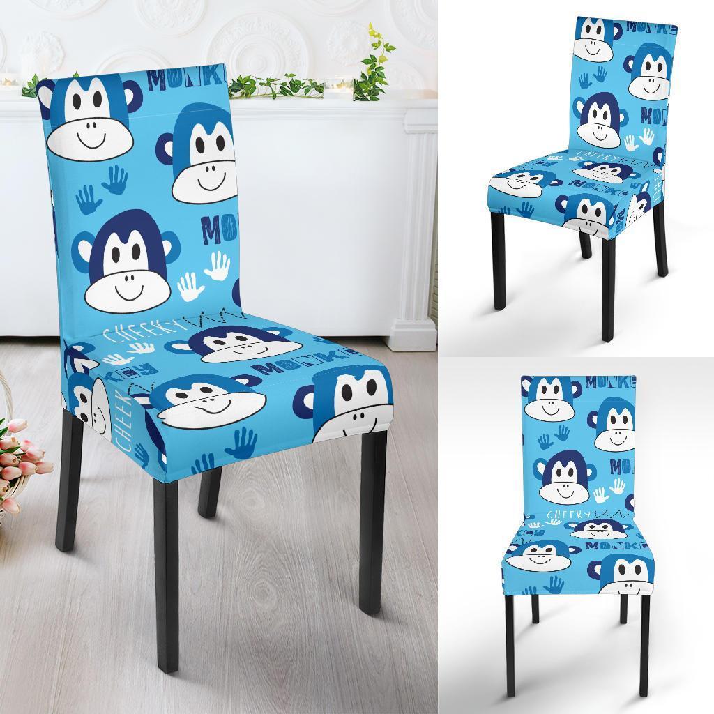 Monkey Print Pattern Chair Cover-grizzshop