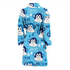 Monkey Print Pattern Men Long Robe-grizzshop