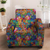 Monkey Trippy Psychedelic Armchair Cover-grizzshop