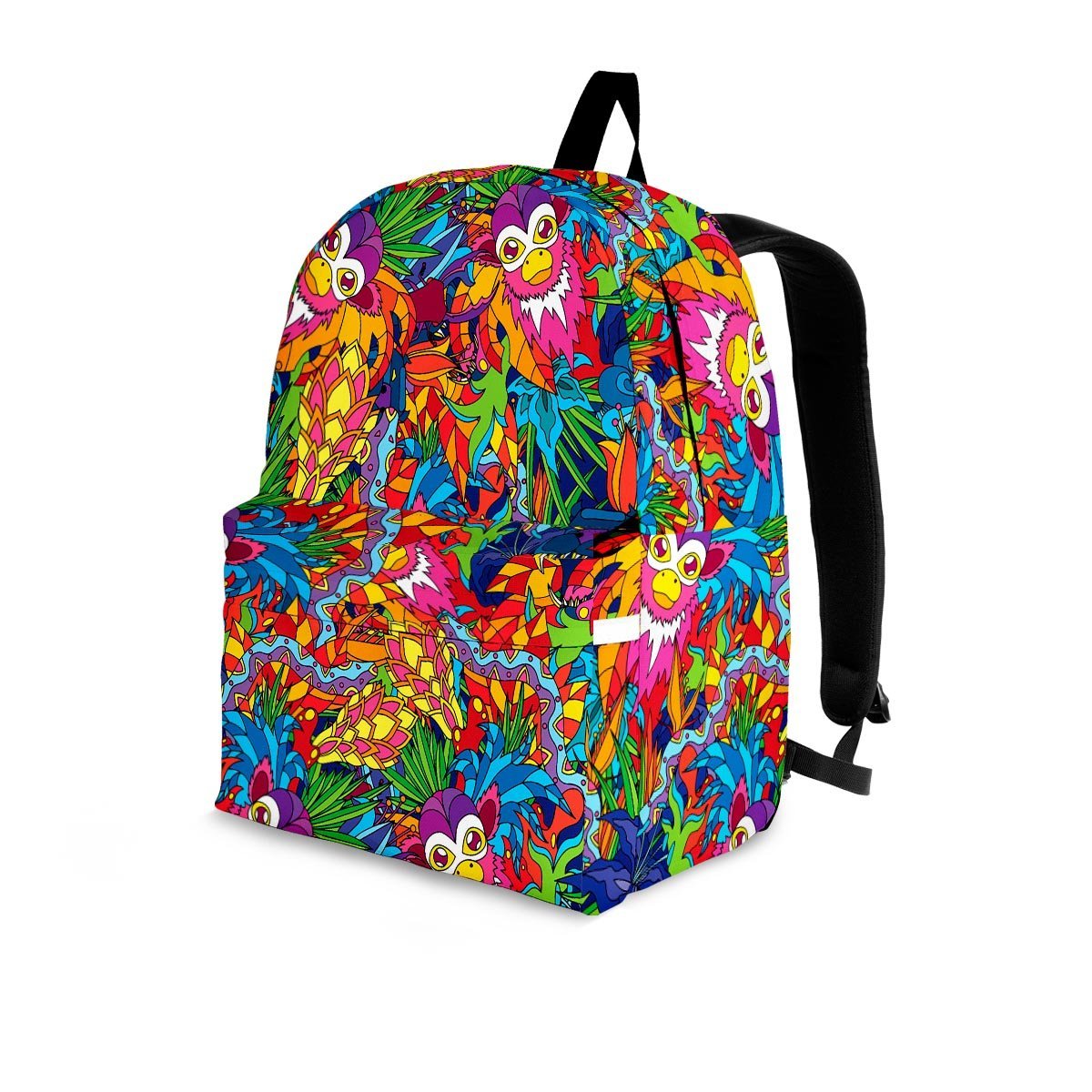 Monkey Trippy Psychedelic Backpack-grizzshop