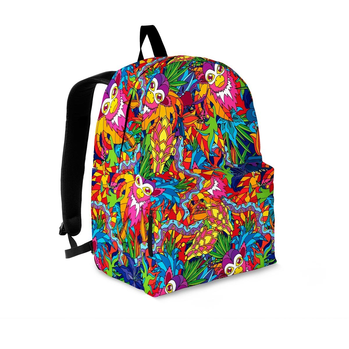 Monkey Trippy Psychedelic Backpack-grizzshop